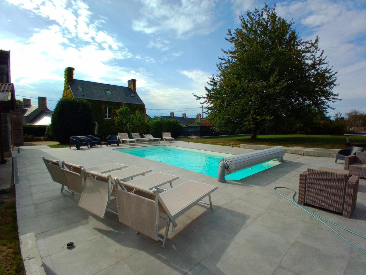 Domaine Des Tisseys Vue Sur Le Mont St Michel Villa Dragey Exteriör bild